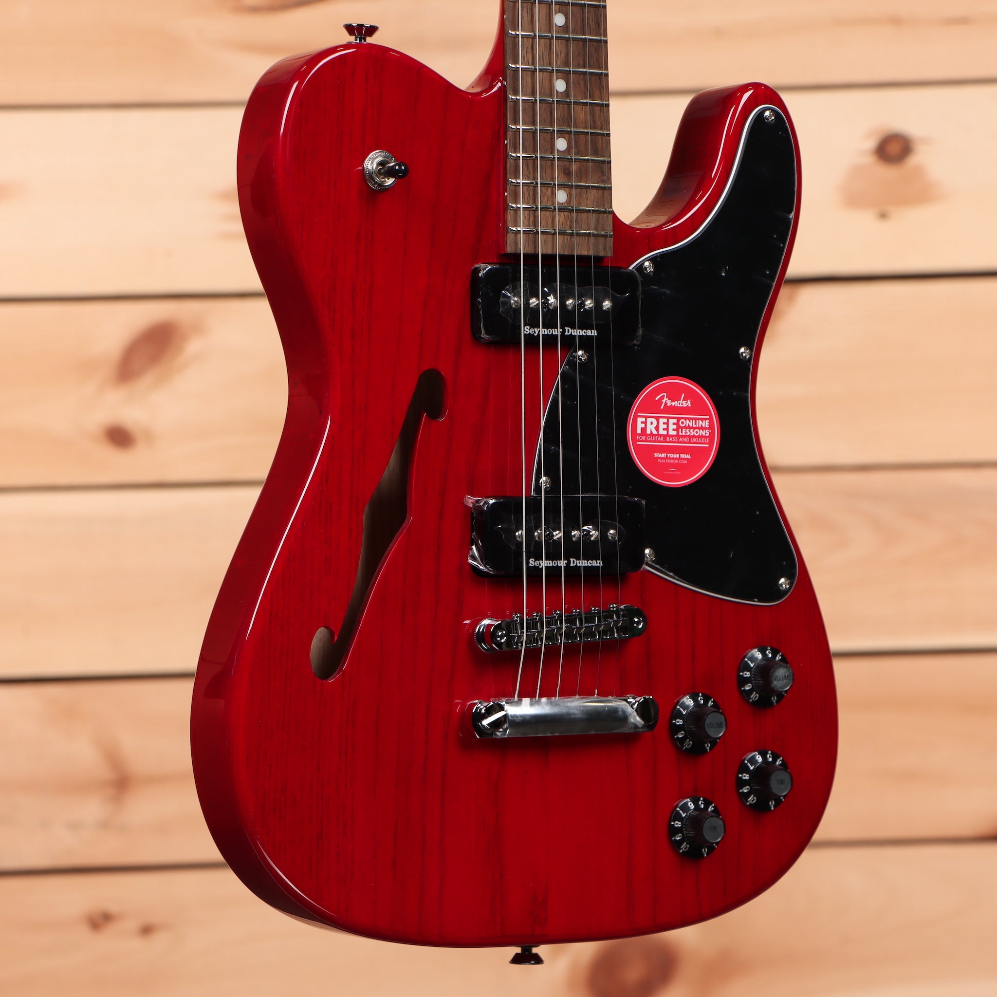Fender Jim Adkins JA-90 Telecaster Thinline - Crimson Red