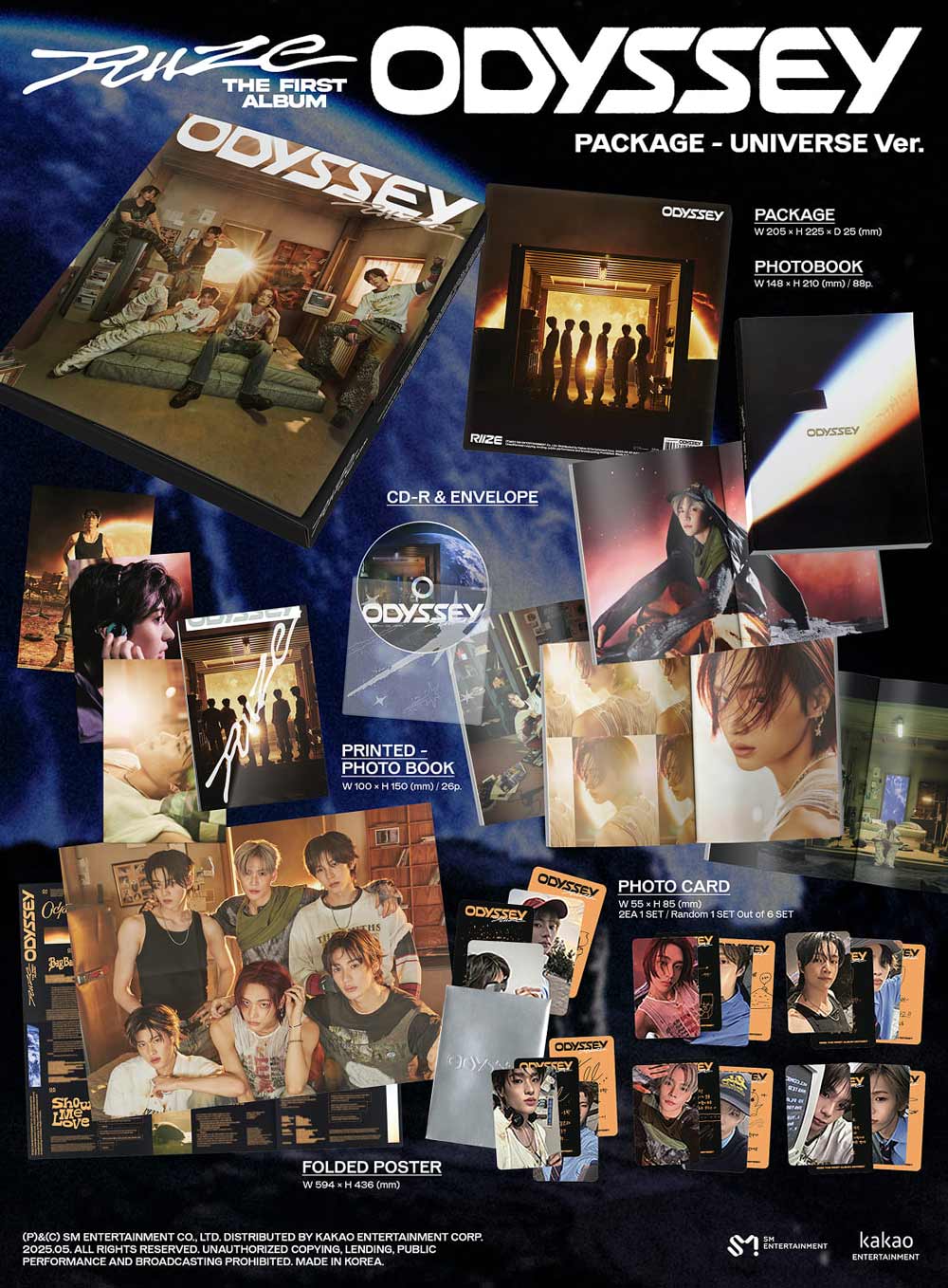 RIIZE The 1st Album ODYSSEY