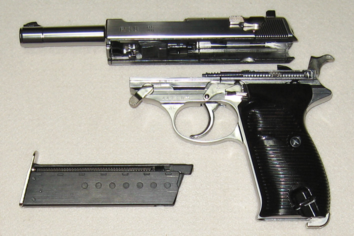 マルゼン／ワルサー P38（ac41）ブローバック シルバー｜RIKSGUNS