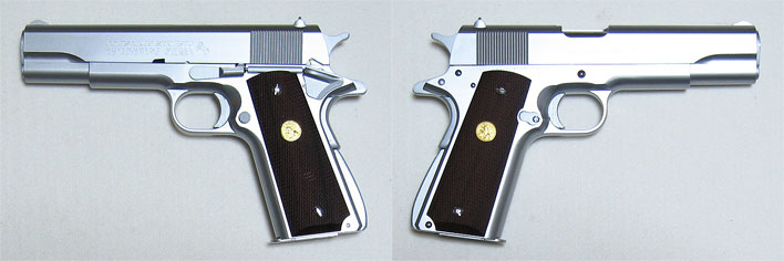 WA／コルト・ガバメント マークIVシリーズ70オールシルバー｜RIKSGUNS