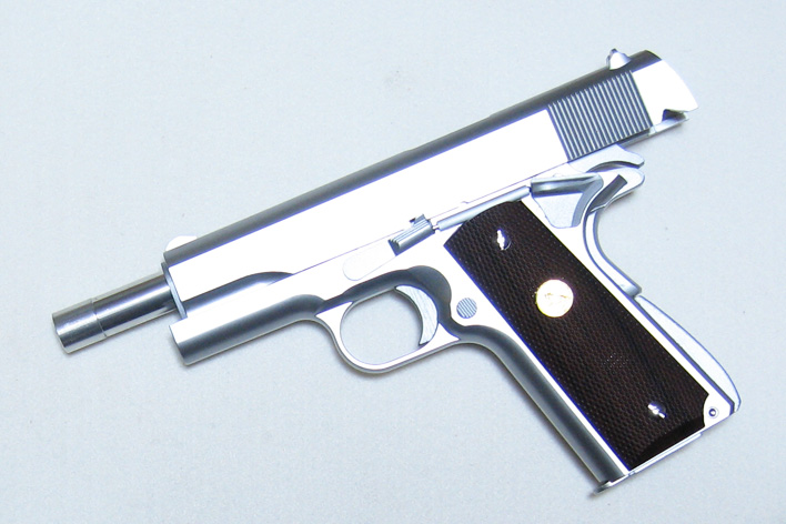 WA／コルト・ガバメント マークIVシリーズ70オールシルバー｜RIKSGUNS