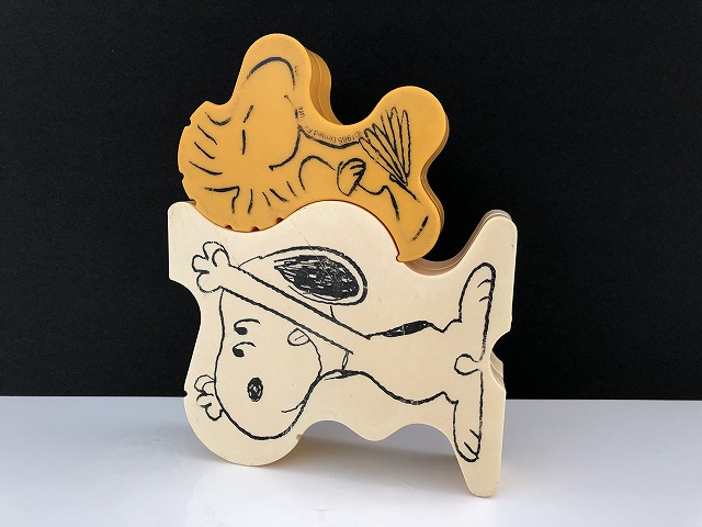 スヌーピー & ウッドストック 立体パズル? ヴィンテージ SNOOPY