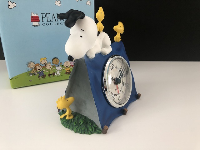 WESTLAND スヌーピー ウッドストック キャンプ 置時計 時計 PEANUTS
