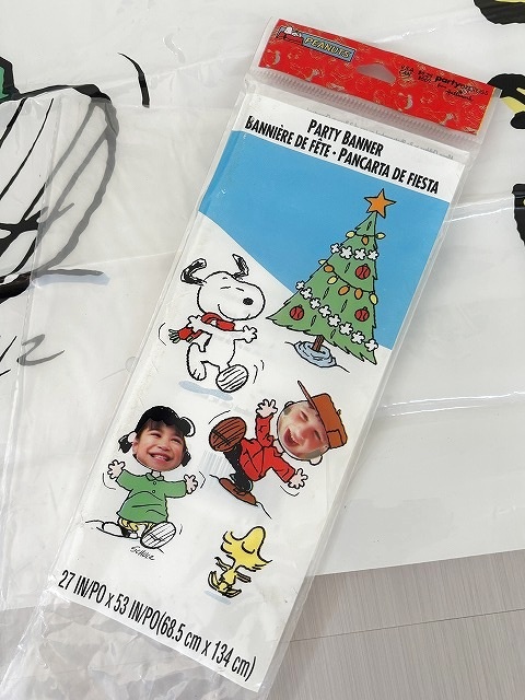 PEANUTS BANNER バナー スヌーピー チャーリーブラウン ルーシー