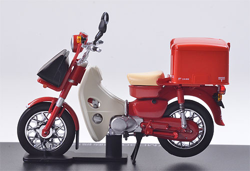 スーパーカブのミニカー図鑑 郵政機動車