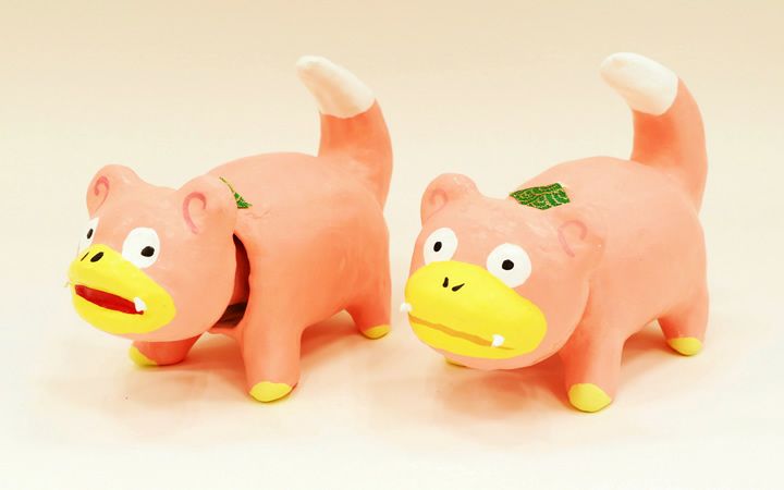 数量限定お一人様各1点限り【田井民芸】張子ヤドン | 通販【栗林庵