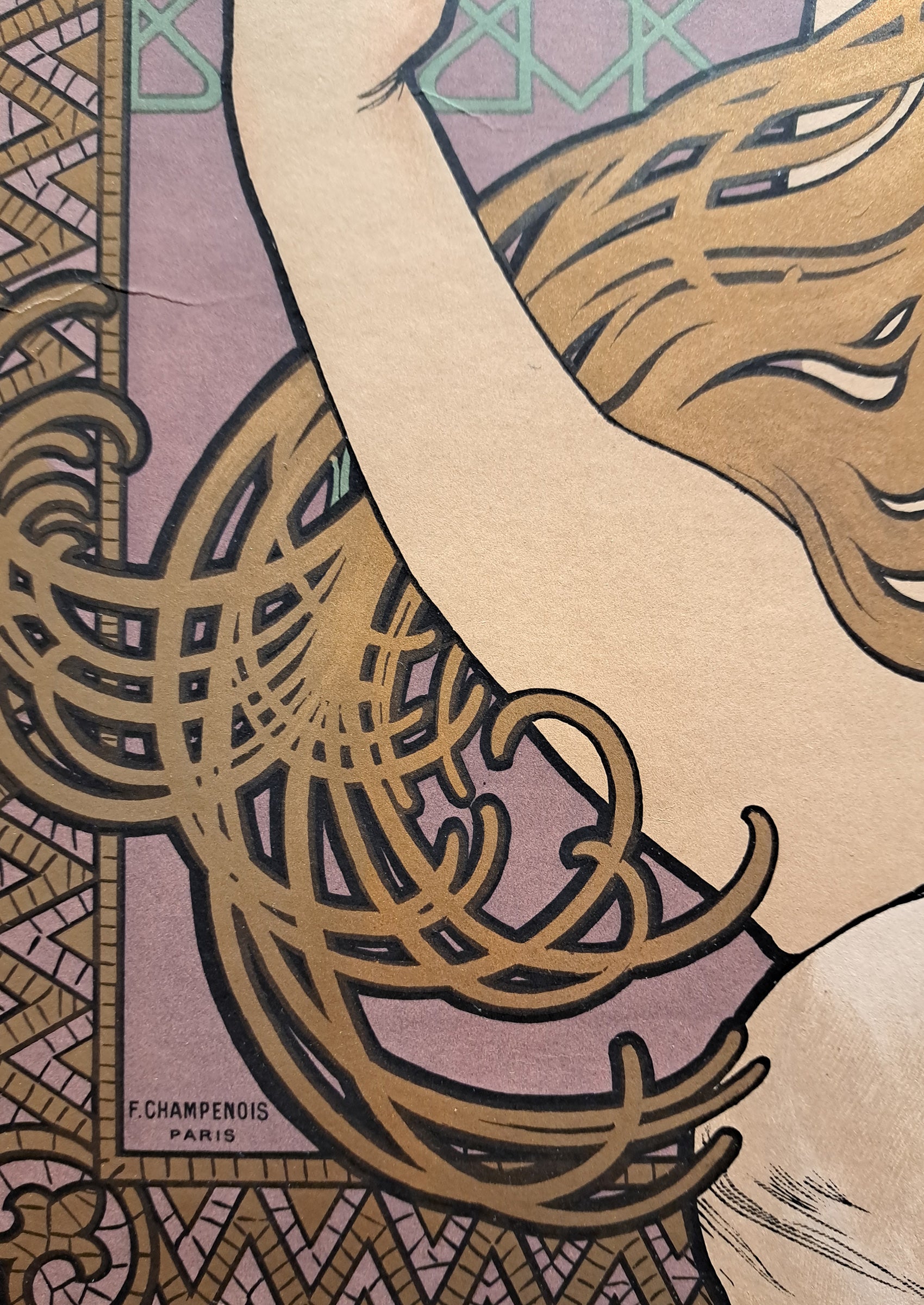 1900年作 アルフォンス・ミュシャ JOB ポストカード mucha 1900年作