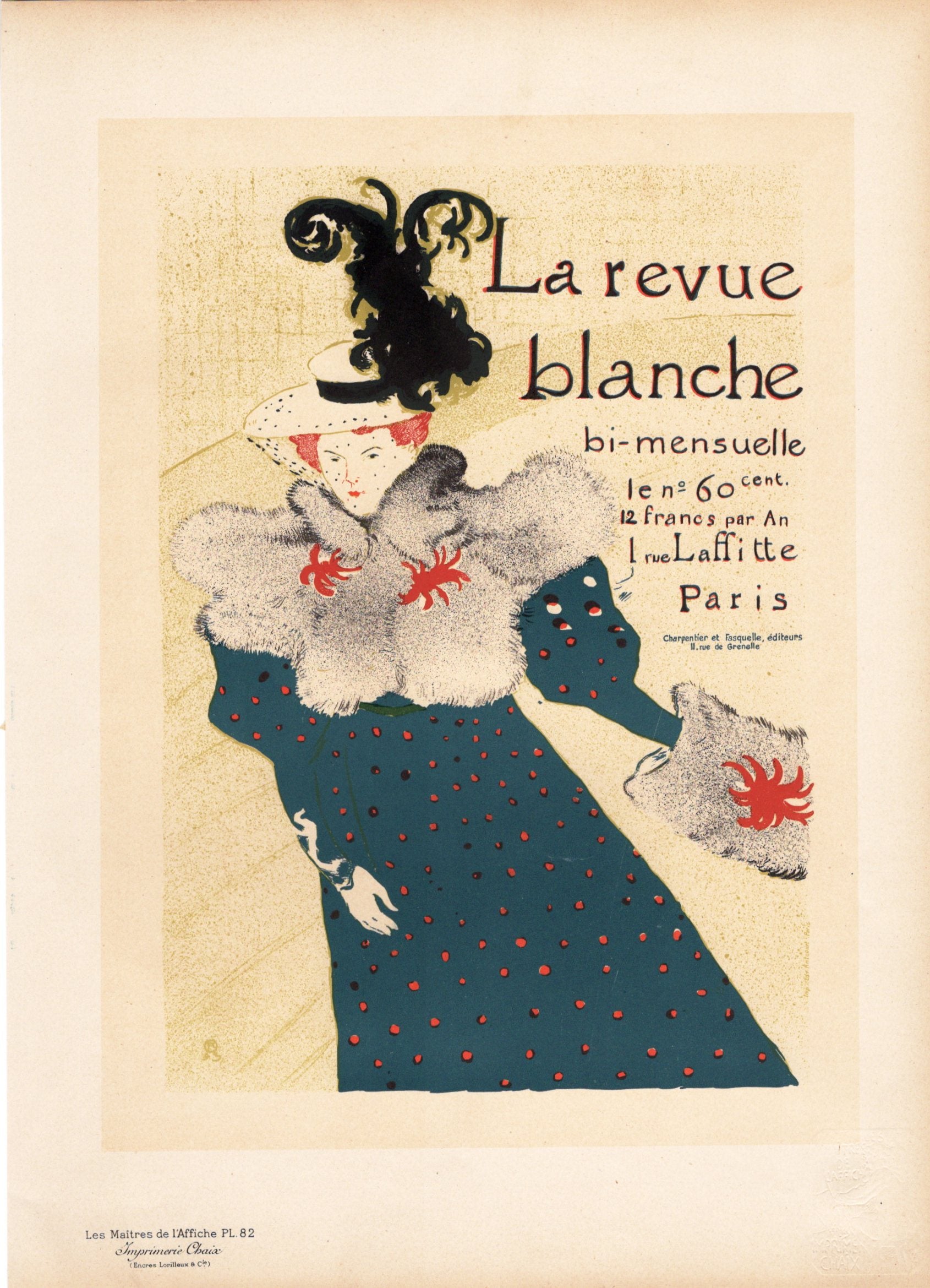 トゥールーズ＝ロートレック ≪ルヴュ・ブロンシュ≫1897年｜絵画