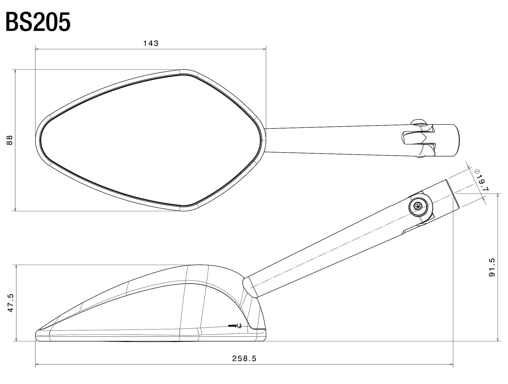 Veloce Sport : BS205 – rizoma Japan