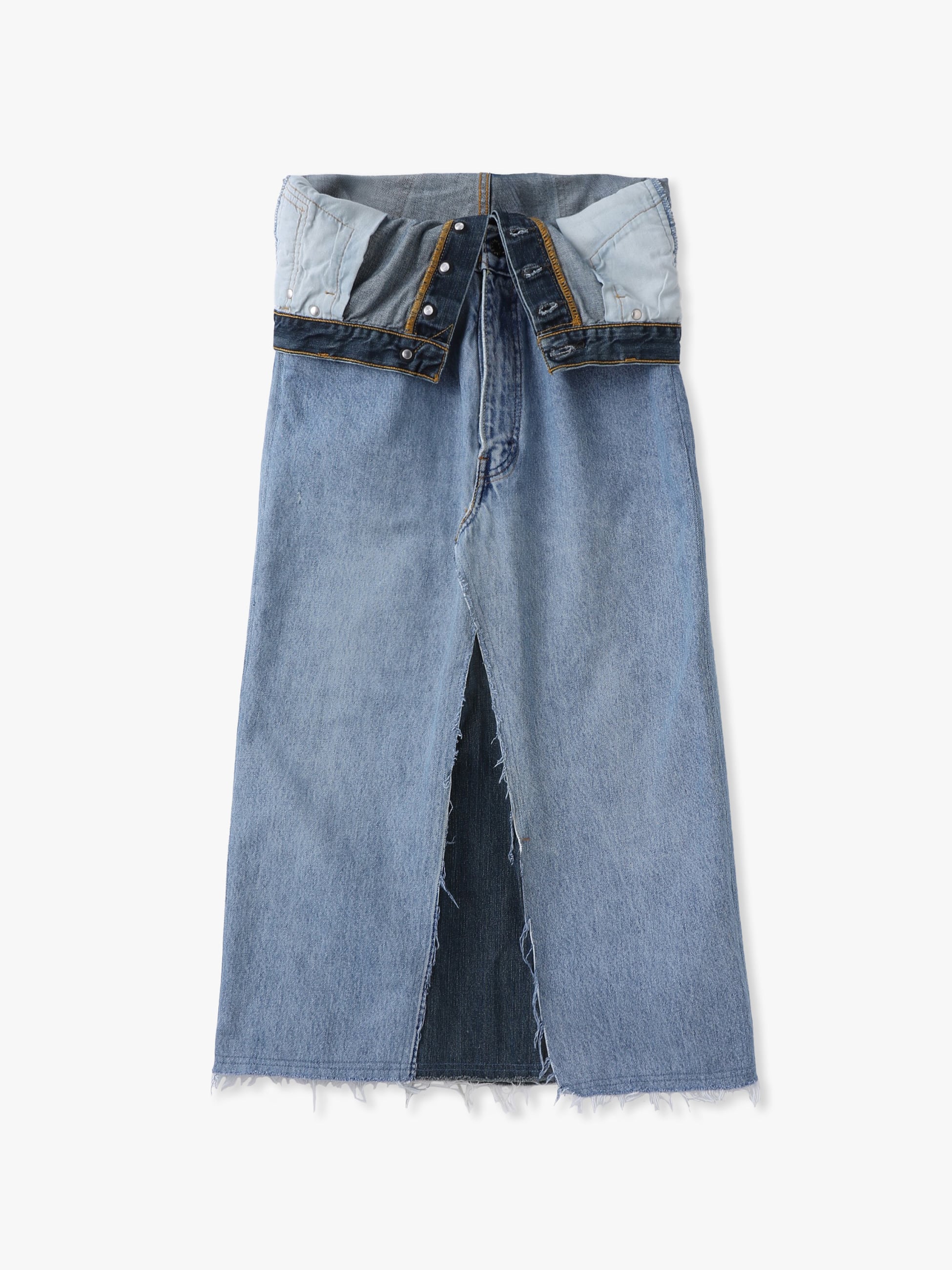 ダブルウエスト Iライン デニム スカート｜QUIITO(キイト)｜Ron Herman