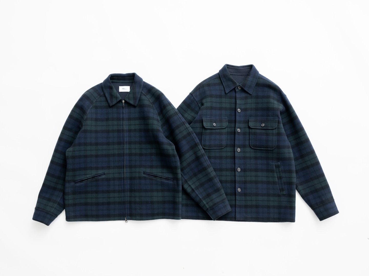 Ron Herman California BLACK WATCH ZIP JACKET & SHIRT JACKET