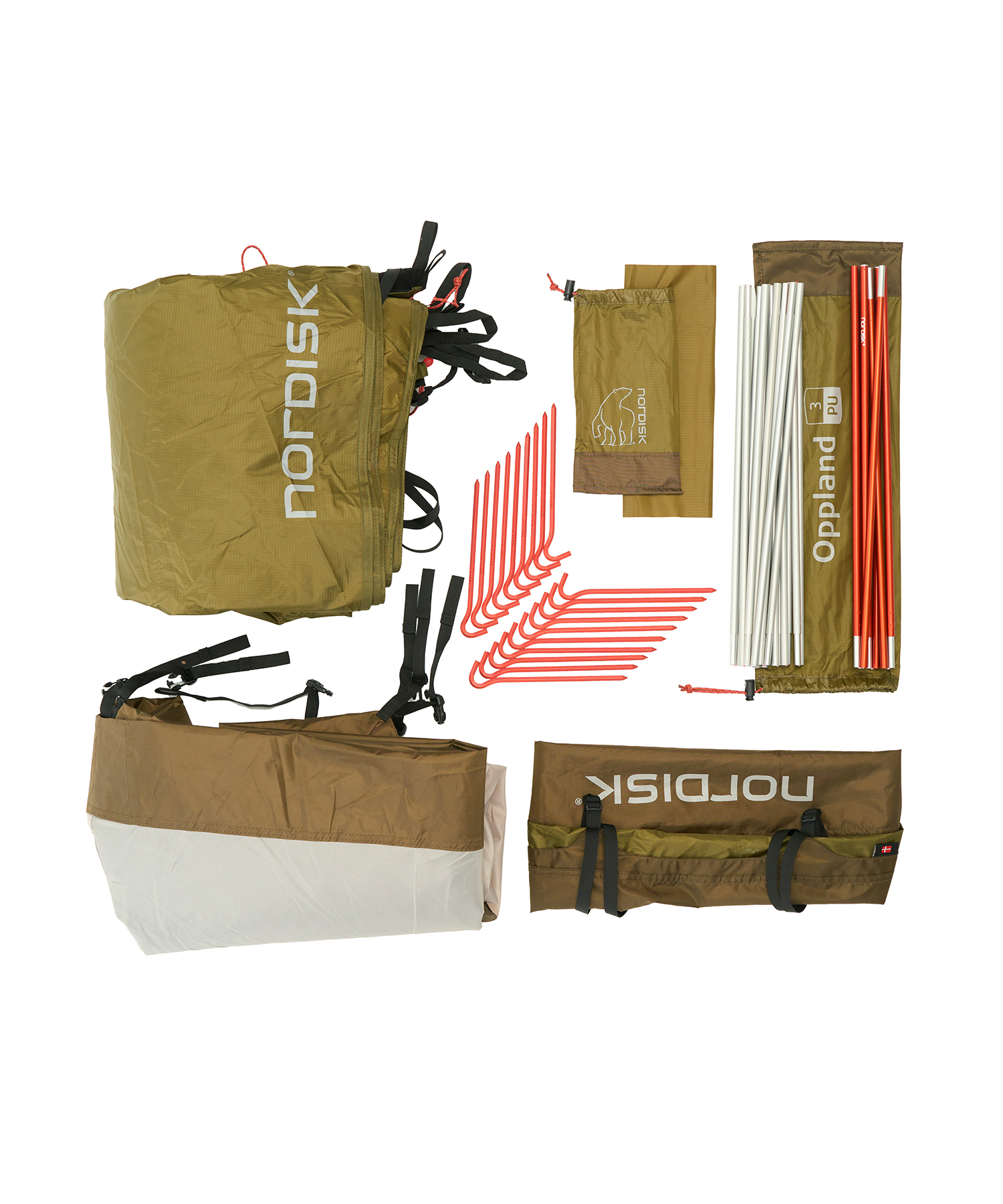NORDISK Oppland 3 (2.0) PU Tent Dark Olive / ノルディスク