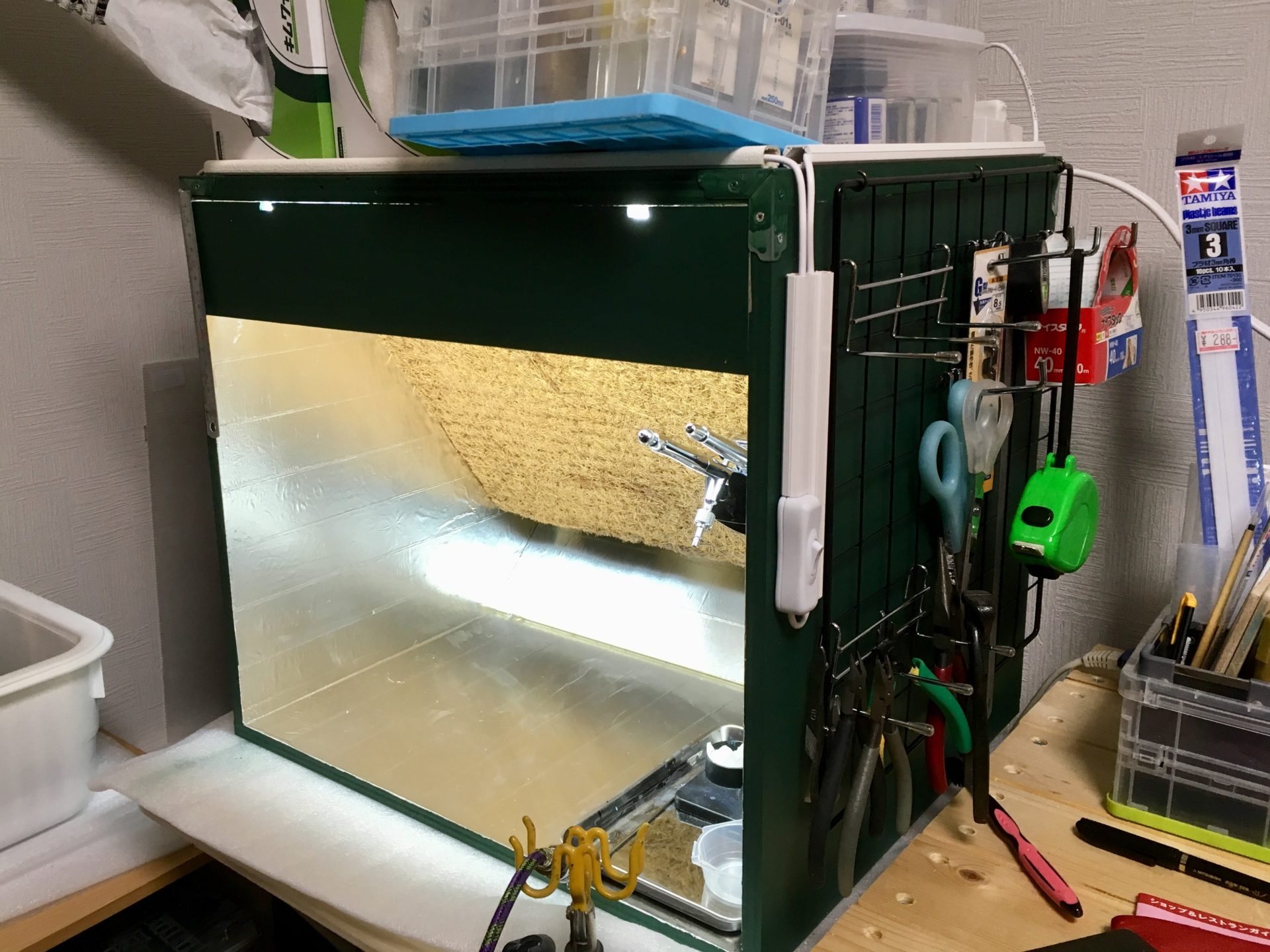 備忘録】塗装ブースの自作 | 意識低めのWEB制作者部屋