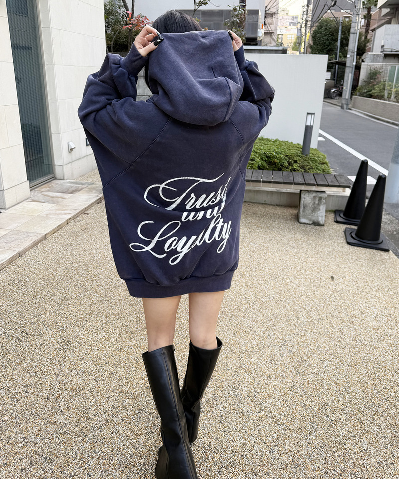 ピグメントドルマンパーカーワンピース｜SPIRALGIRL スパイラルガール