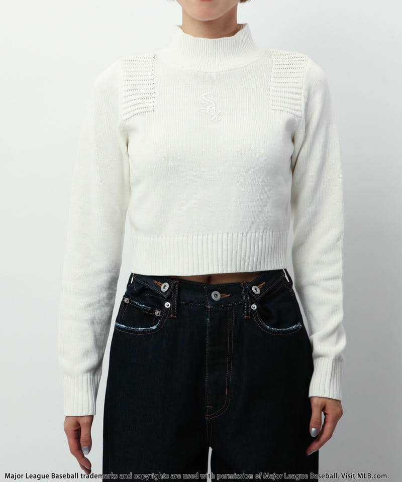 MLB】エンボスハイネックニットトップス｜BACK TO THE FIELD バック