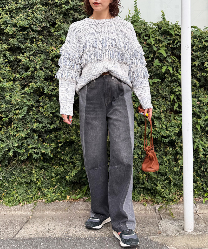 ミックスフリンジニット｜DOUBLE NAME ダブルネーム 商品詳細