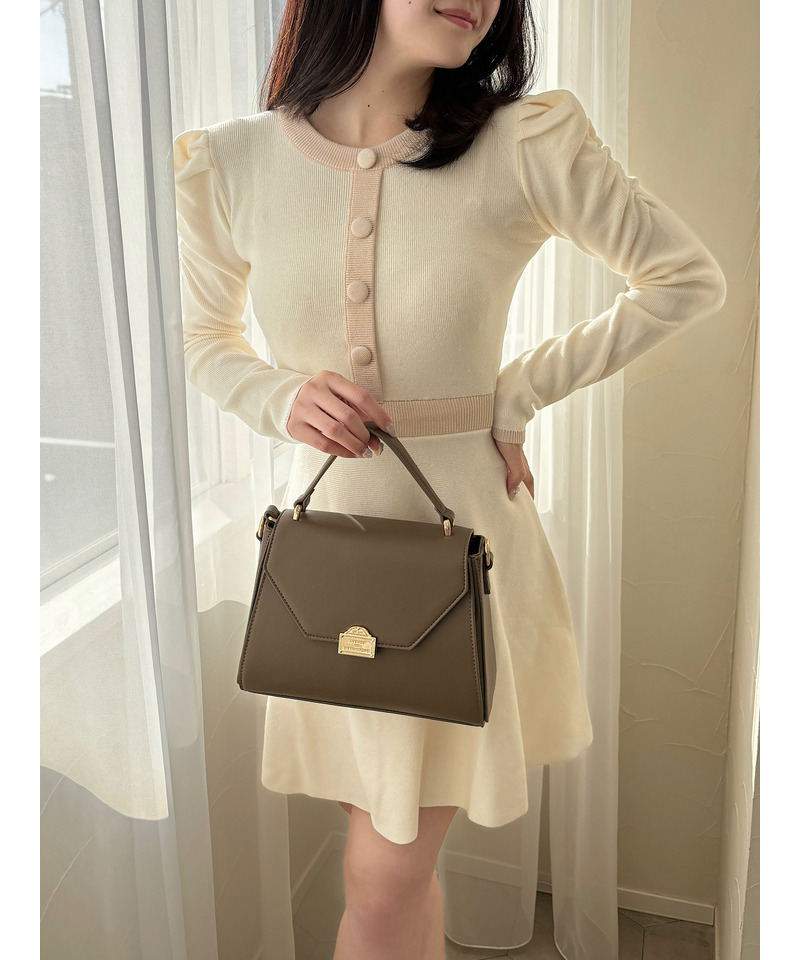 バイカラーミニフレアワンピース｜MIIA ミーア 商品詳細｜ファッション