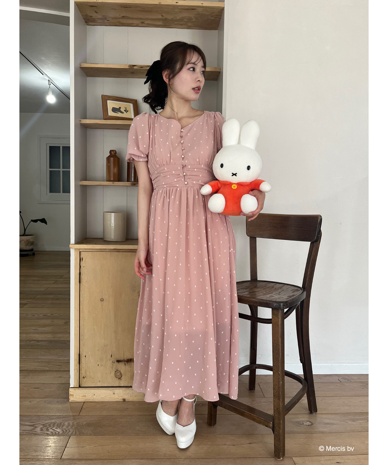 miffy 総柄フレアワンピース｜MIIA ミーア 商品詳細｜ファッション通販