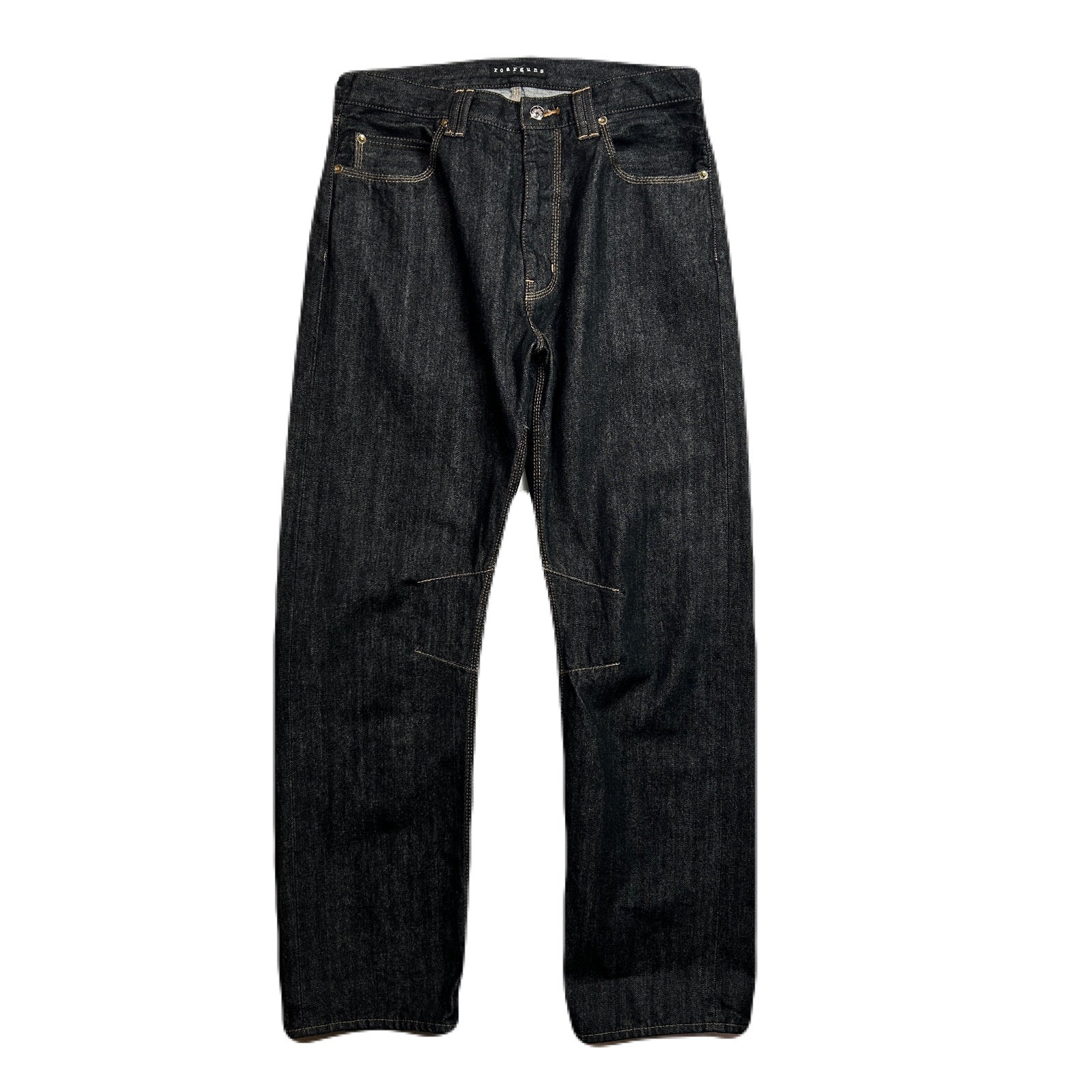 ONE WASH SELVEDGE DENIM PANTS / BLACK – roarguns ONLINE STORE