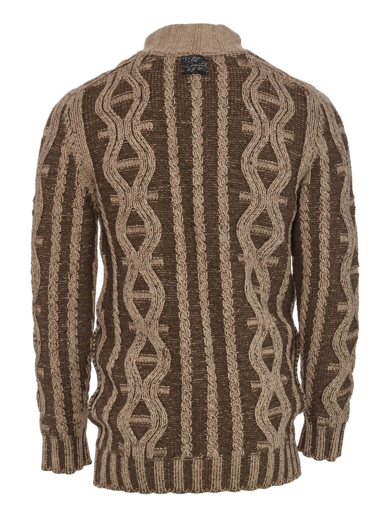 Kazakh - Men's Yak Wool Sweater | Yak Cardigan | Robert Comstock