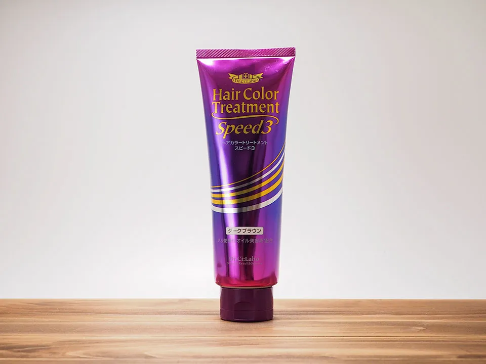 ドクターシーラボ白髪染めトリートメント スピード3を染毛テスト