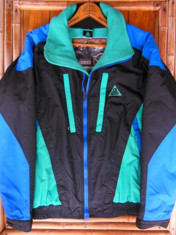 90Sオールド NIKE ACGナイロンジップアップジャケット/M/米国製 - ROCK