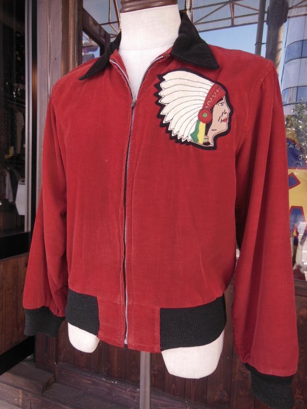 1940'S SHAWNEE MISSION SCHOOL CORDS JACKET - ROCK-A-HULA Vintage