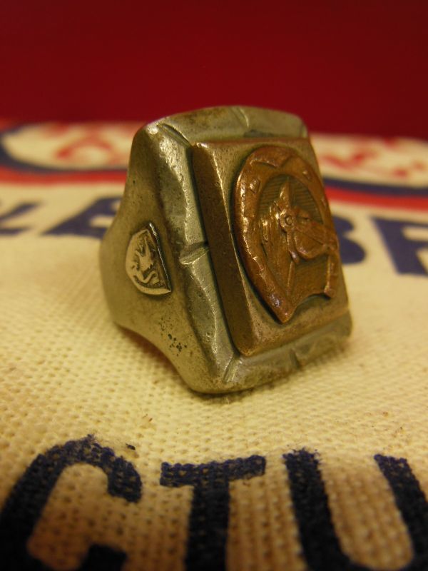 1950'S〜 VINTAGE HORSE SHOE MEXICAN RING ビンテージ メキシカン