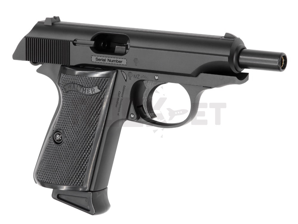 マルゼン】ワルサー PP ガスブローバック ブラック（3次ロット/2025年