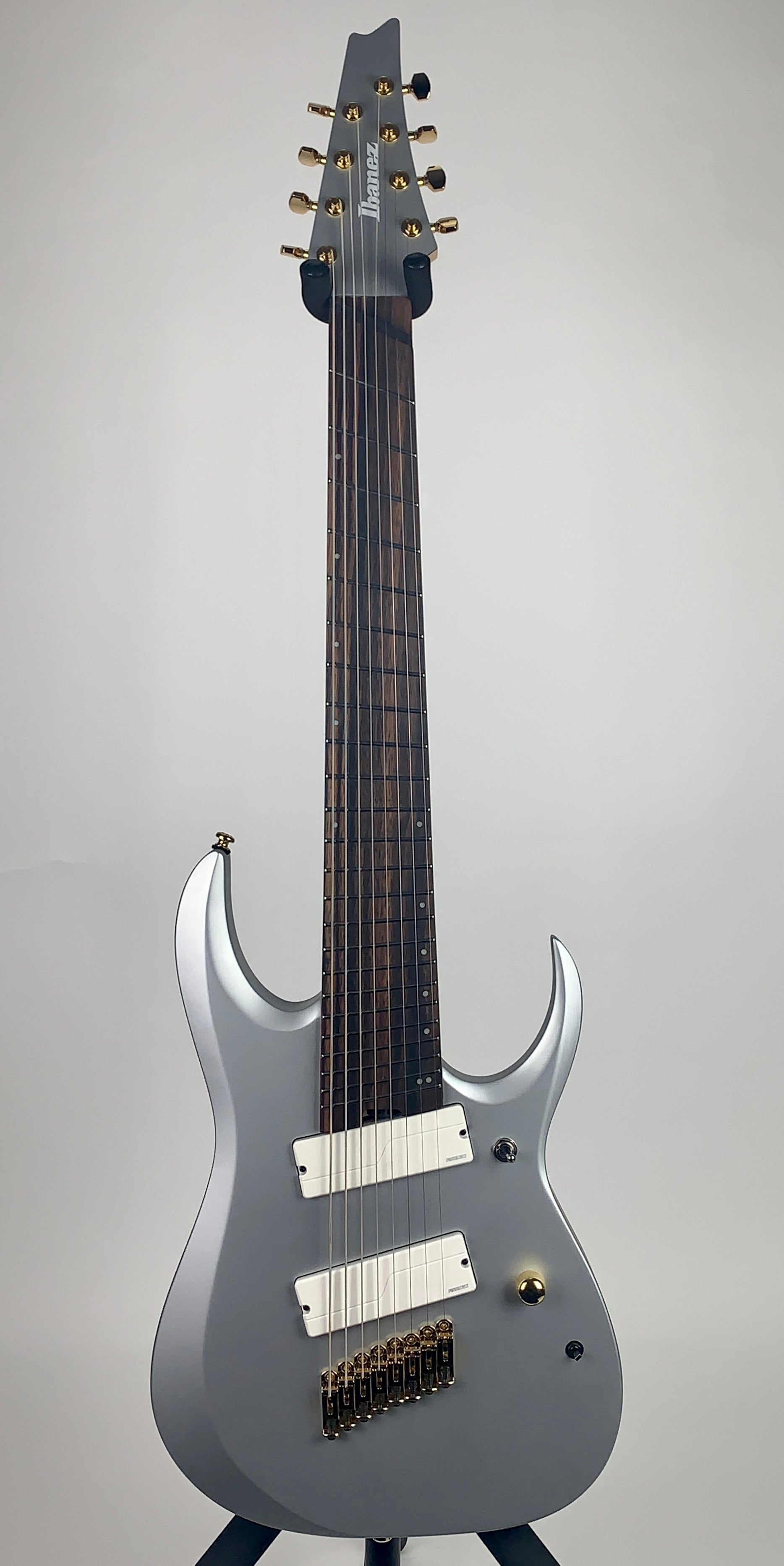 Ibanez RGDMS8 8 String - Classic Silver Matte - Rock City Music Co.