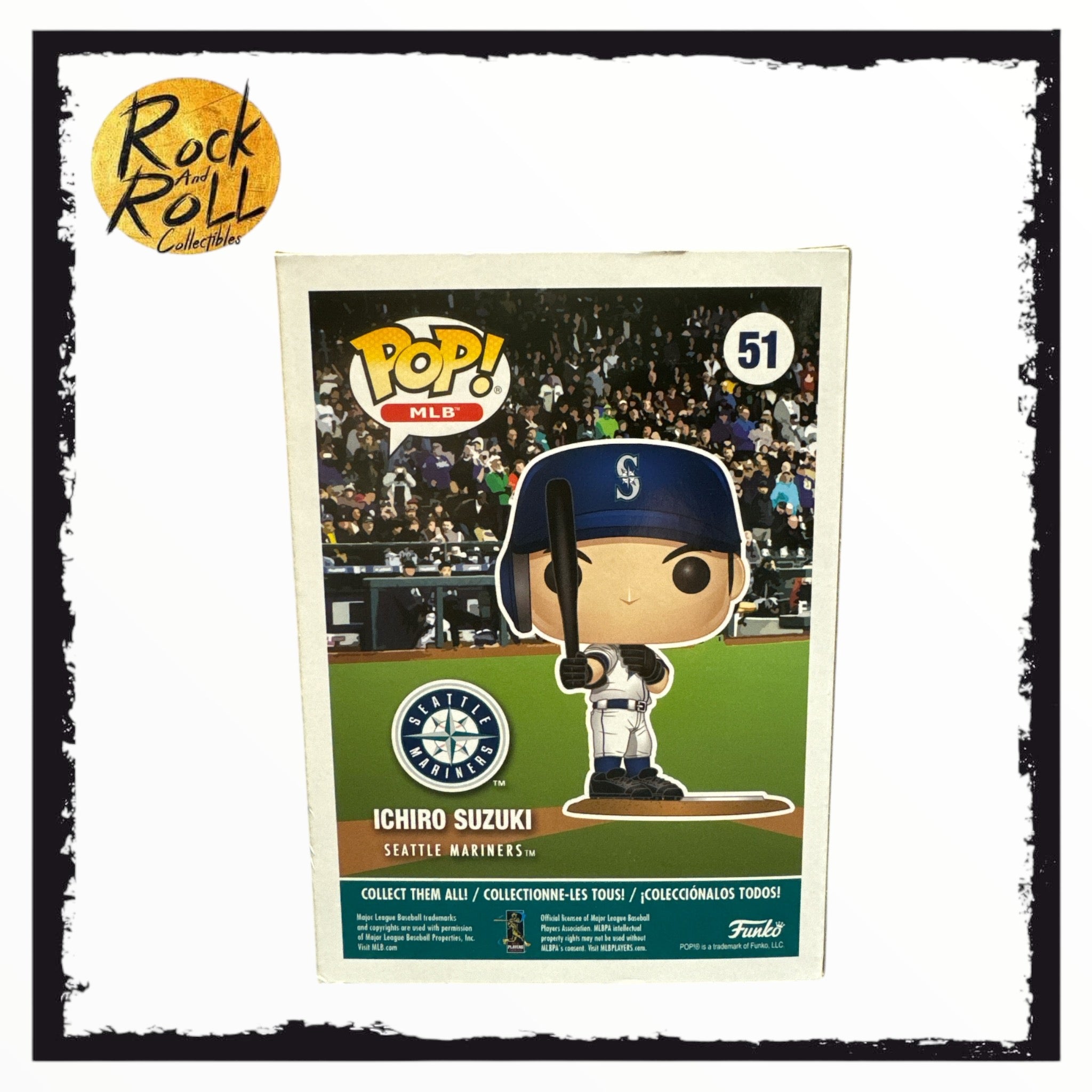 Seattle Mariners NBL - Ichiro Suzuki Funko Pop! #51 T-Mobile Park