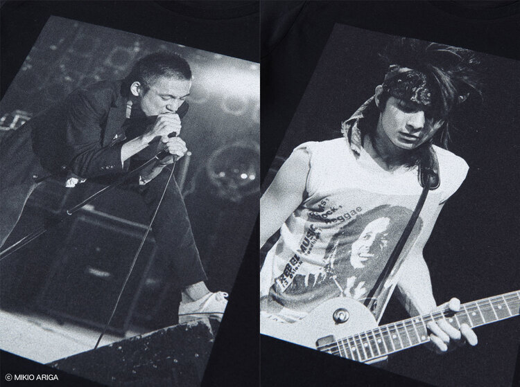 THE BLUE HEARTS時代のヒロト＆マーシーが印刷されたTシャツ登場 (2017