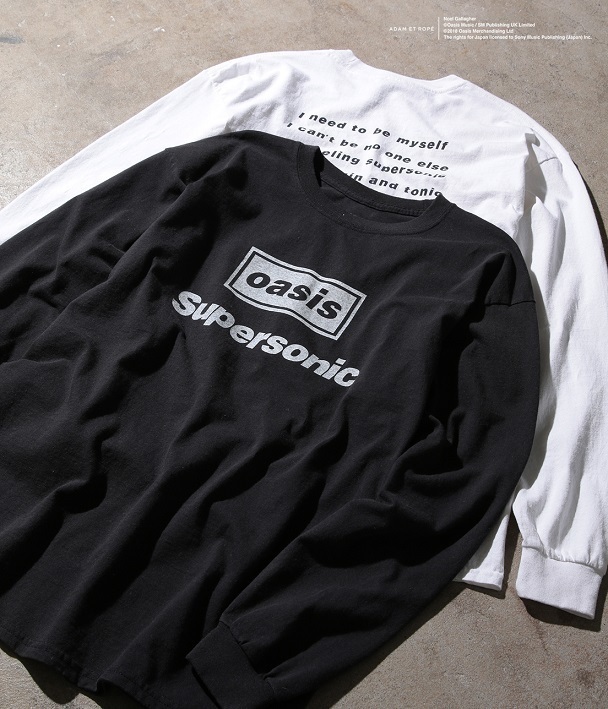 アダム エ ロペよりオアシス別注Tシャツコレクションの第2弾が発売決定