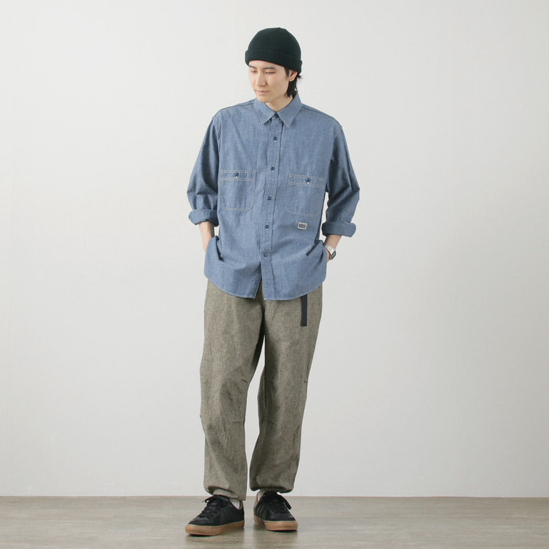 30％OFF】ILL ONE EIGHTY（イルワンエイティー） シャンブレー ワーク