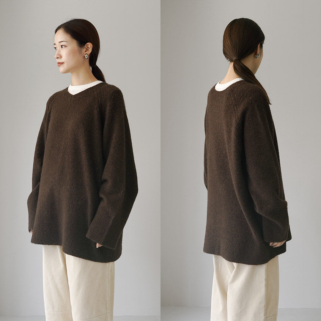 YENN（イェン） アルパカ ミックス セーター / レディース ニット 長袖