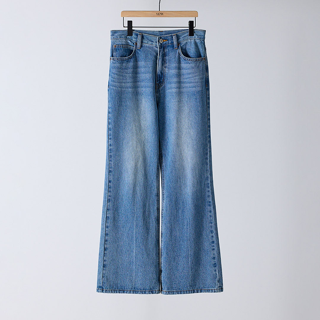 YENN（イェン） ルーズフィット フレアパンツ / ボトムス デニム