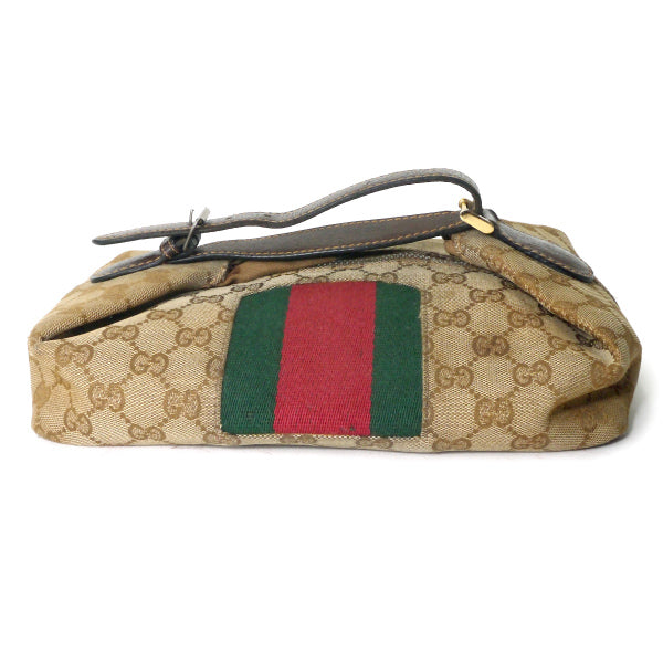 OLD Gucci 70sキャンバス バニティバッグ（茶） – Vintage Shop Rococo