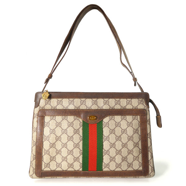 OLD Gucci 2WAY シェリーライン3層ショルダー（茶） – Vintage Shop Rococo