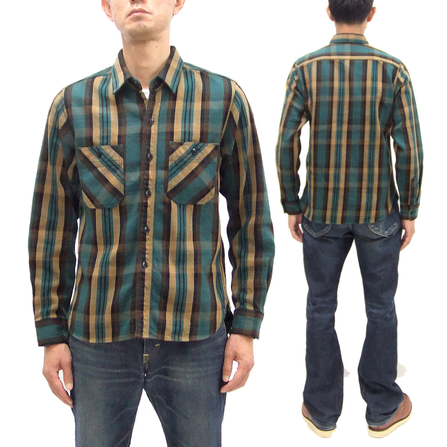 Studio D'artisan Plaid Flannel Shirt Men's Casual Heavyweight