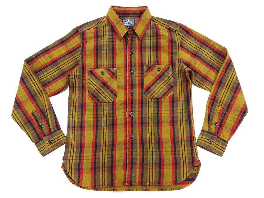 Studio D'artisan Plaid Flannel Shirt Men's Casual Heavyweight