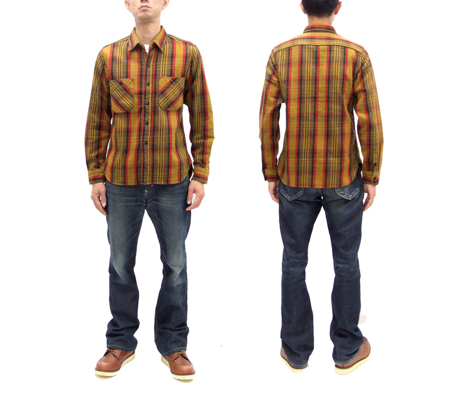 Studio D'artisan Plaid Flannel Shirt Men's Casual Heavyweight