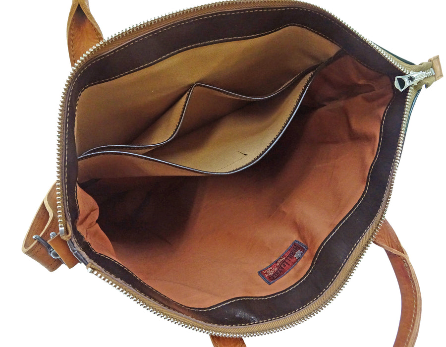 TOYS McCOY Men's Horsehide Leather Shoulder Bag - Inspired by