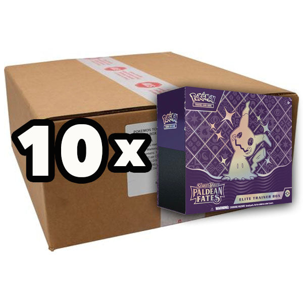 Buy Paldean Fates Elite Trainer Box Case - 10 ETBs | Rogerz
