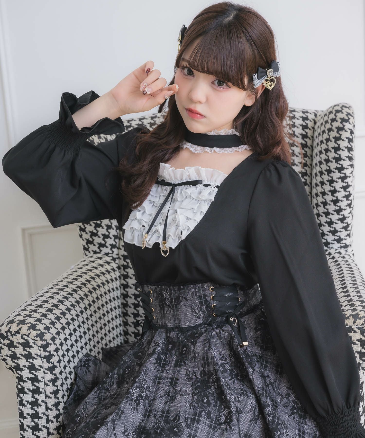 メイドライクフリルトップス | Rlab store