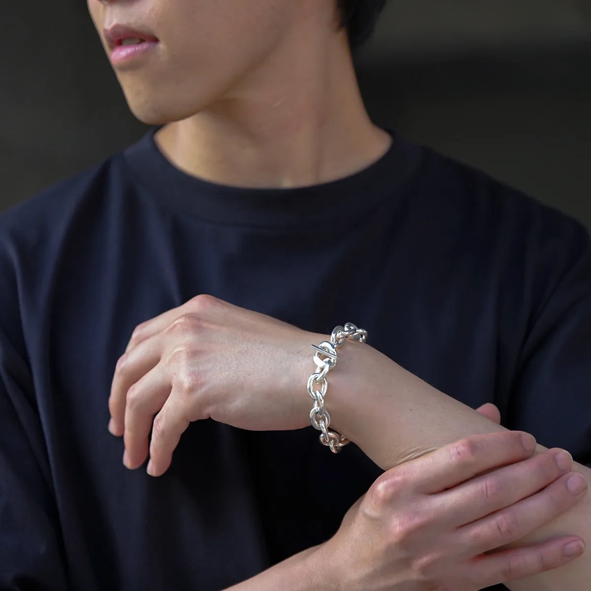 silver-925アズキチェーンブレスレット|NARRATIVEPLATOON