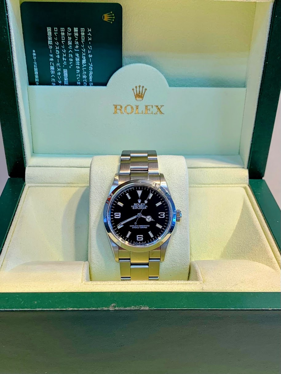 ロレックス箱Sサイズケース B③ロレックス 39137.04 ROLEX 箱と レザー
