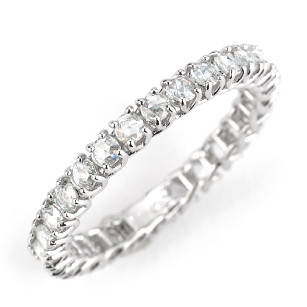 ローズカットダイヤモンド フルエタニティリング「ボンド」対応金種