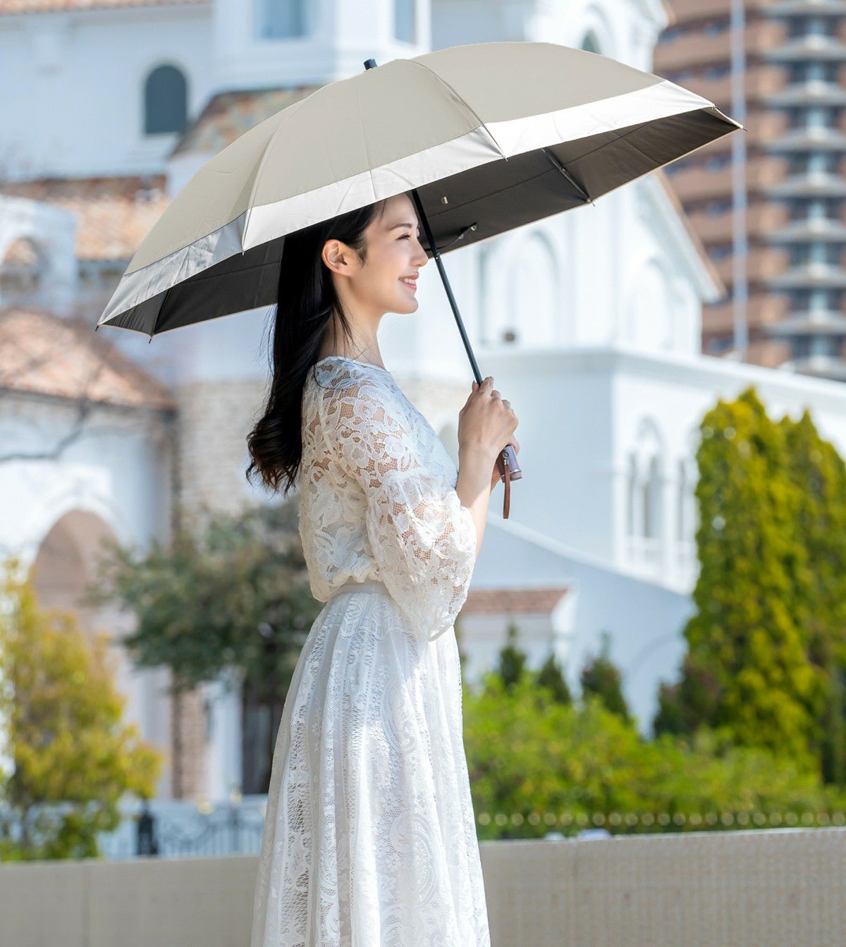 2段ラージ | 折りたたみ日傘 (60cm) | 芦屋ロサブラン