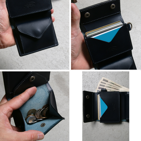 Threefold compact wallet | ROTAR | ローター