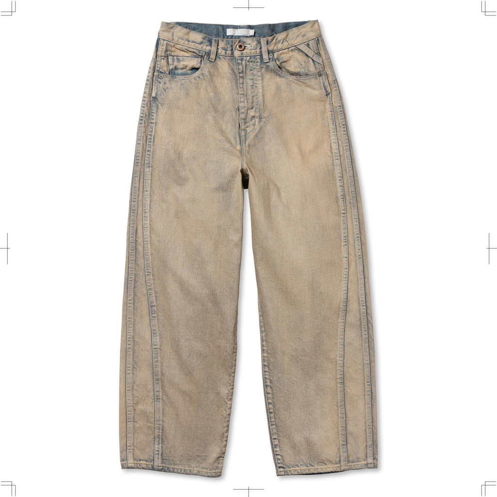 TRIPLE SEAMS 6P DENIM WIDE BLEACH – ROTOL